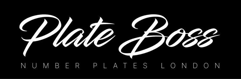 New logo white text with black background